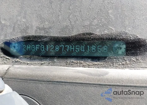 2007 Honda Civic Ex from USA, damaged, VIN 2HGFG12877H541858